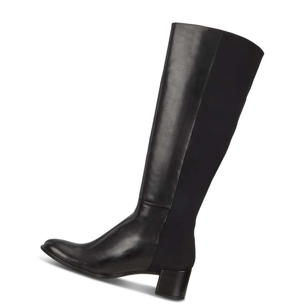 Women's Ecco Shape 35 High-cut Block Boots Black | Canada 26DFM